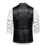 V-Neck Button-Up Chained Vest
