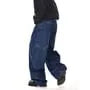 Mid Rise Paneled Wide Leg Jeans