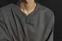 Long Sleeve V-Neck Plain T-Shirt