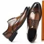Lace-Up Wingtip Brogue Derby Shoes