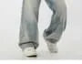 High Waist Washed Wide Leg Jeans