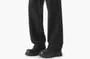 Mid Rise Plain Straight Leg Dress Pants