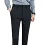 Mid Rise Plain Cropped Slim Fit Dress Pants