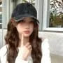 Distressed Denim Baseball Cap