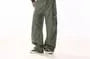 High Waist Plain Wide Leg Cargo Pants