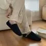 Plain & Striped Silent Couple Matching Home Slippers
