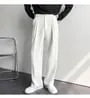Plus Size Mid Rise Plain Straight Leg Dress Pants (28-38")
