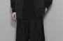 Round Neck Plain Zip Windbreaker