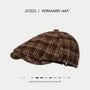 Plaid Flat Cap