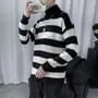 Turtleneck Striped Sweater