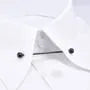 Polished Alloy Round End Cap Collar Pin