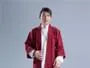 3/4-Sleeve Plain Open Front Jacket