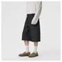 Button-Front Row-Denim Jorts