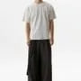 Short Sleeve Crew Neck Plain Mock Two Piece T-Shirt