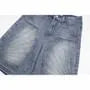 Mid Rise Washed Denim Shorts