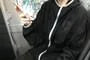Unisex Stand Collar Contrast Trim Hooded Zip Windbreaker
