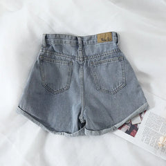High Waist Denim Shorts