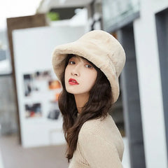 Plain Chenille Bucket Hat