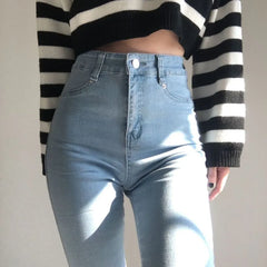 High-Waist Skinny Jeans