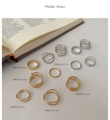 Set of 6: Alloy Rings