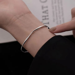 Twisted Sterling Silver Bangle