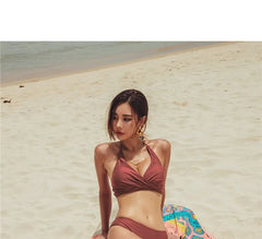 Plain Halter Bikini