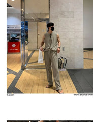 Plain Tank Top / Sweatpants