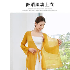 Long-Sleeve Dance Top