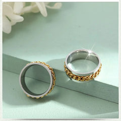 Chain Sterling Silver Ring