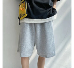 Plain Loose Fit Sweatshorts