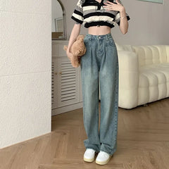 High Rise Loose Fit Jeans