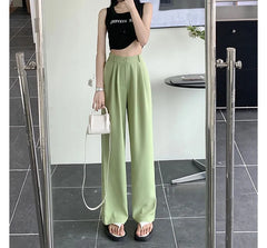 High Waist Wide Leg Dress Pants