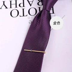 Rhinestone Alloy Tie Clip