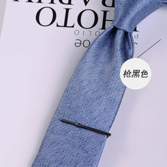 Rhinestone Alloy Tie Clip
