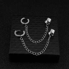 Chain Ear Cuff Earring / Clip-On Earring