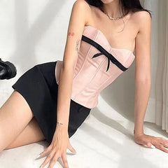 Accent Bustier Tube Top