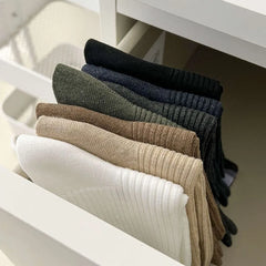Plain Ribbed Socks