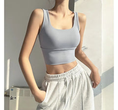Plain Twist Sports Bra