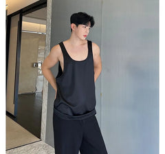 Scoop Neck Plain Tank Top