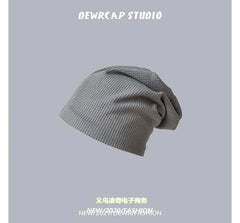 Plain Knit Slouchy Beanie