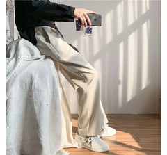 Lightweight Straight-Cut Dress Pants