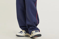 Low Rise Striped Loose-Fit Wide-Leg Sweatpants