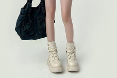High Waist Ruffled Layered Mini Denim Skirt