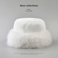 Plain Faux Fur Hat