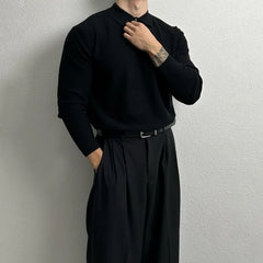Plain Polo Sweater