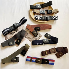 Unisex Lazy Canvas Belt in 12 Colors
