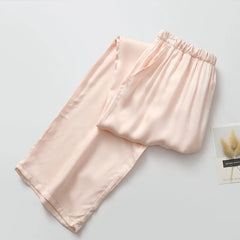 Couple Matching Elastic Waist Plain Lounge Pants (Various Designs)