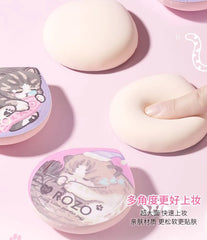 Sleepy Kitten Powder Puff with Case