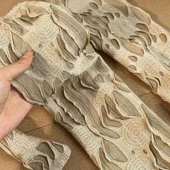 Distressed Light Scarf / Arm Sleeves / Set