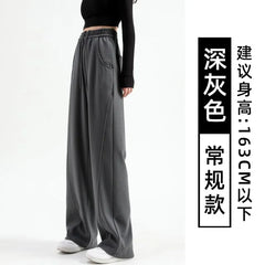 Mid Rise Plain Wide Leg Pants